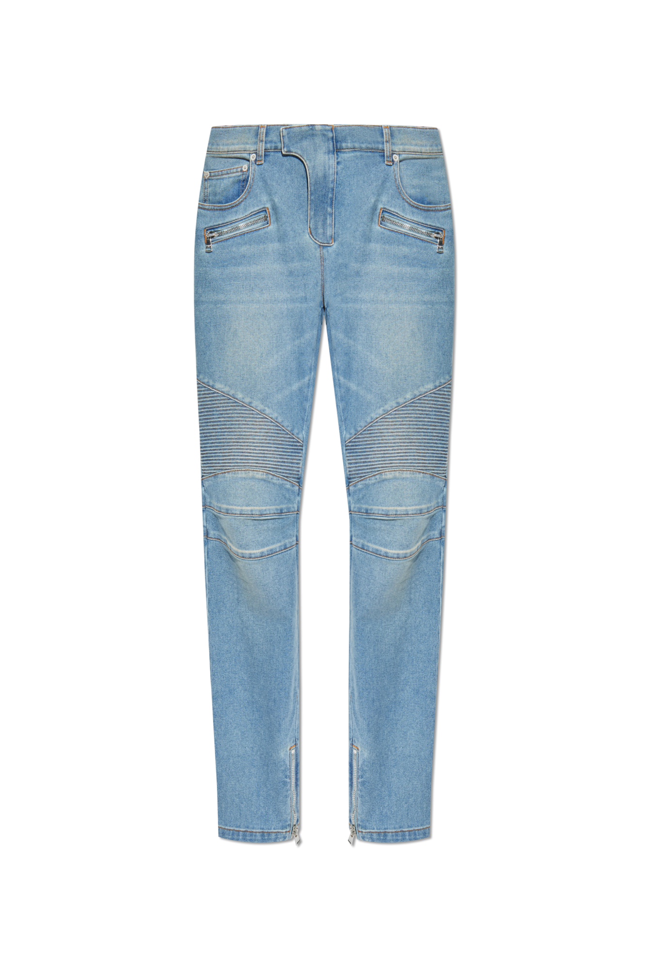 【COLOR iN ID】Heaven Lettering Denim Pants Light blue Jeans with logo Balmain - Vitkac AS